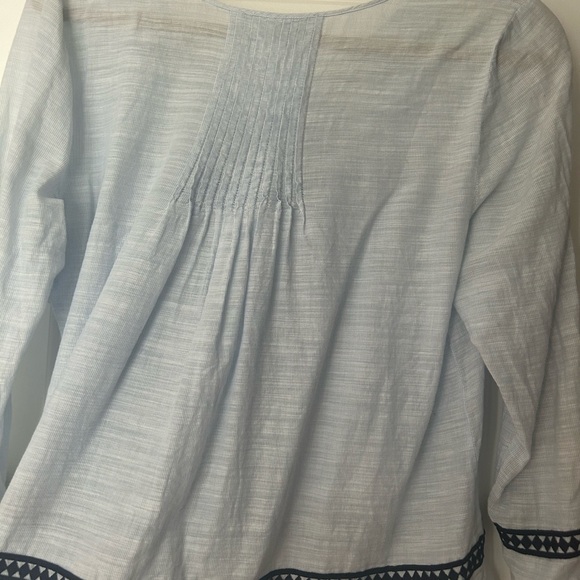 Summery Blue Blouse - Picture 3 of 3